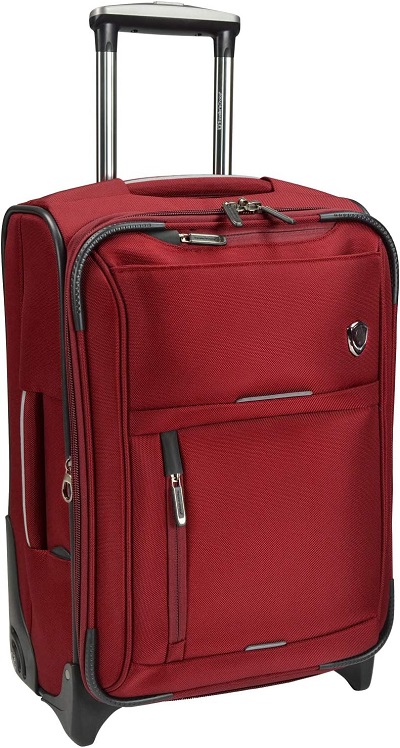 8. The Travelers Choice Carry-on Soft Surface Luggage